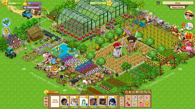 gra farma - wiejskie życie